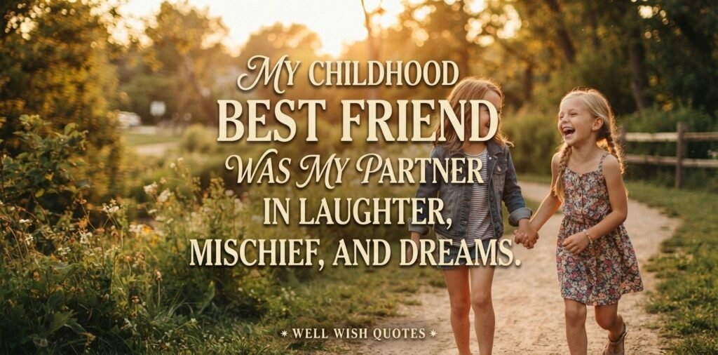 Childhood Best Friend Quotes