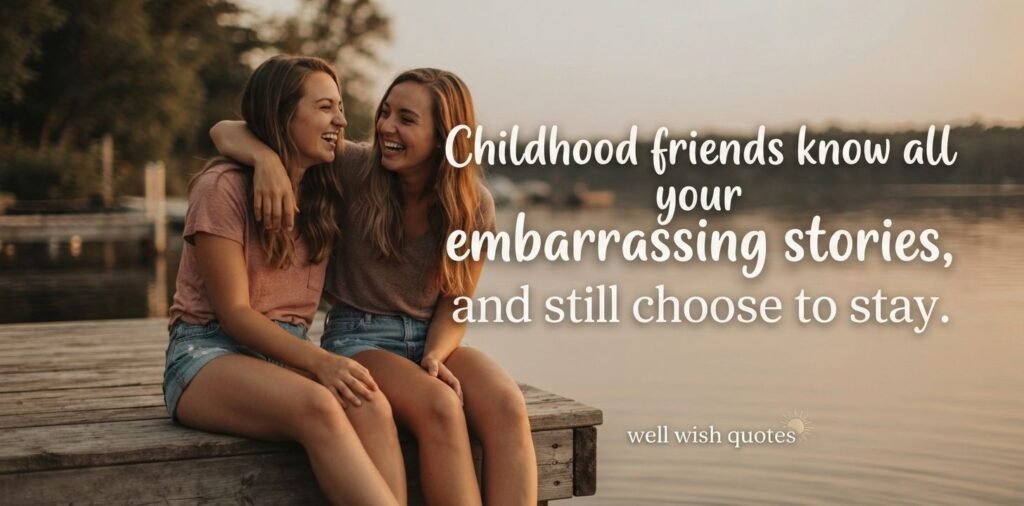 Funny Childhood Friends Quotes