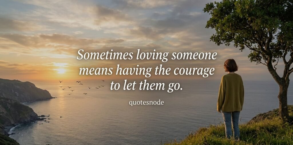 Letting Go of Someone You Love Quotes