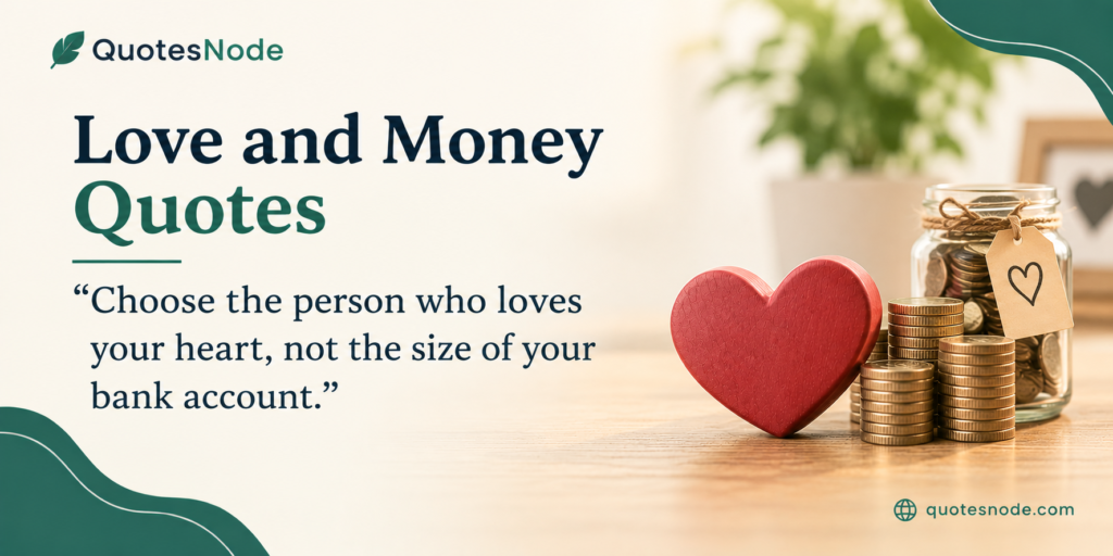 Love and Money Quotes