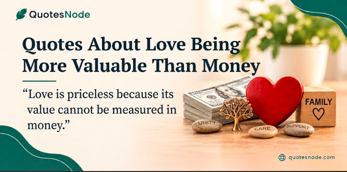 Quotes About Love Being More Valuable Than Money