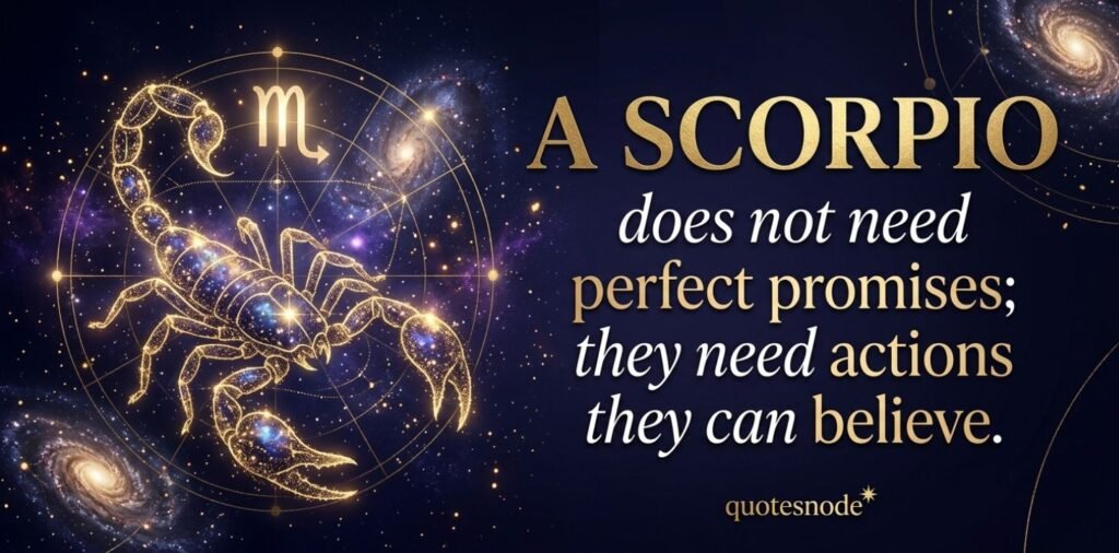 Scorpio Quotes About Trust