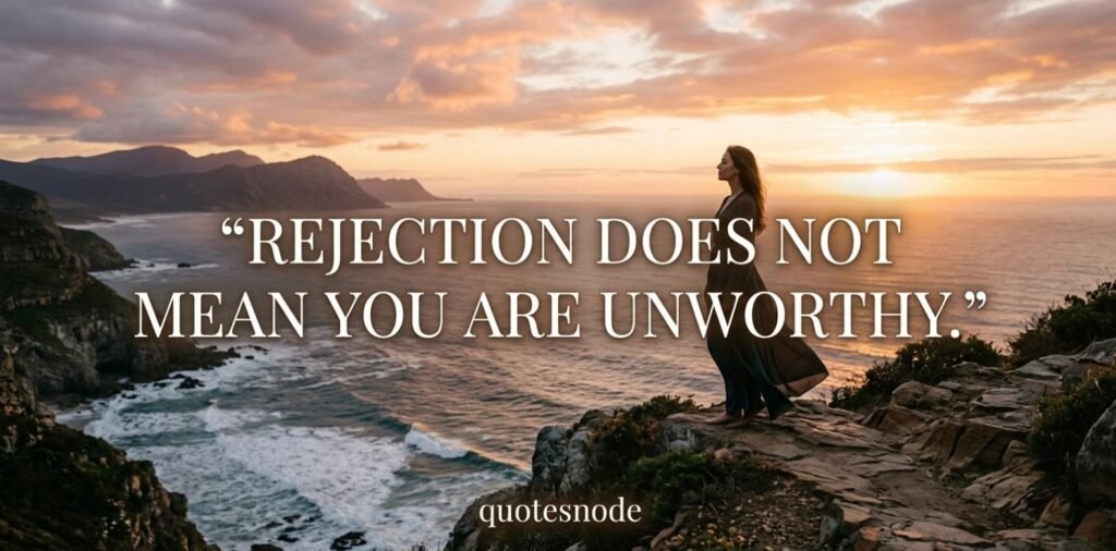 Self-Worth Quotes After Rejection