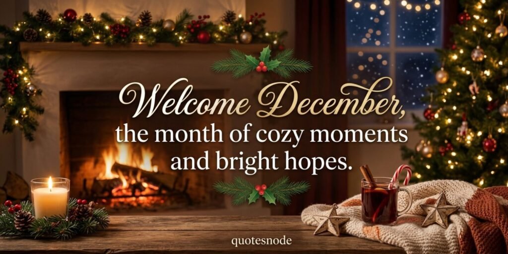 December Quotes to Welcome the Month