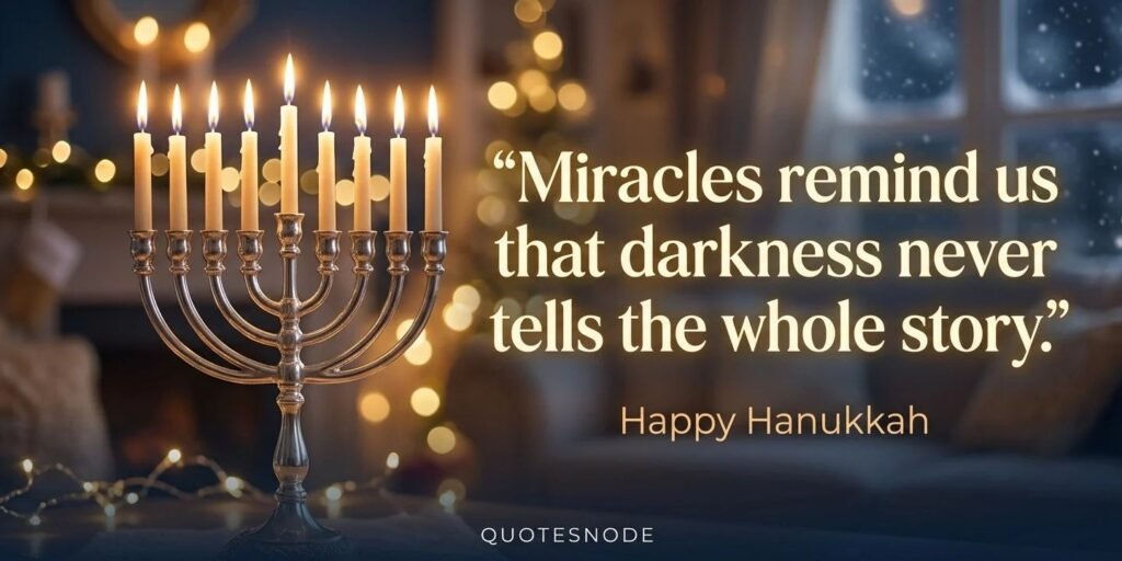 Hanukkah Quotes About Miracles