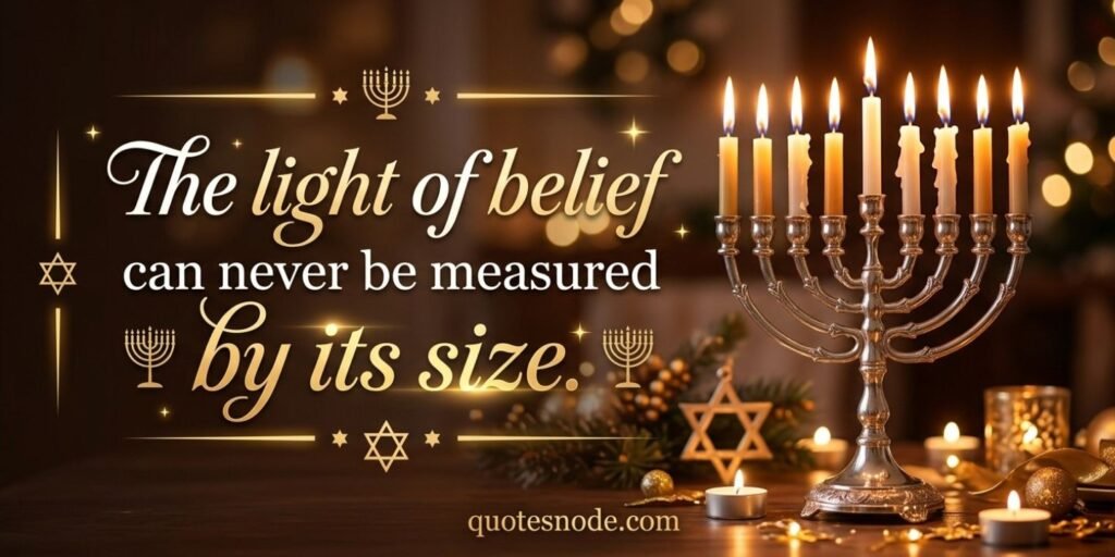 Inspirational Hanukkah Quotes About Faith