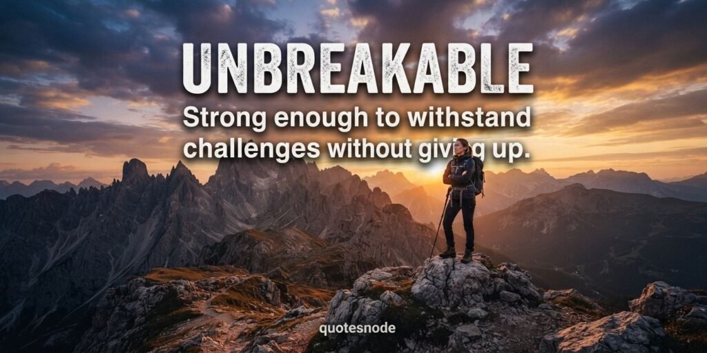 One Word Quotes About Strength