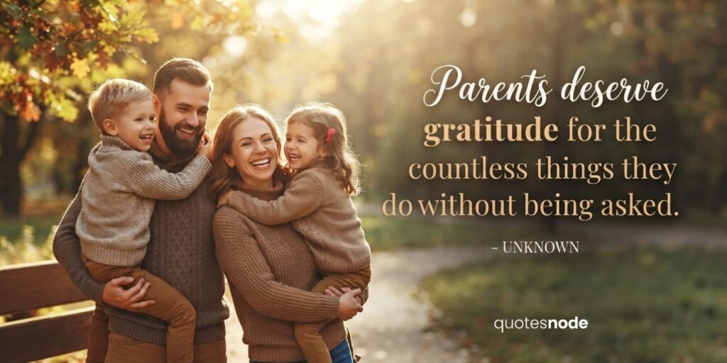 Parents Quotes About Respect and Gratitude
