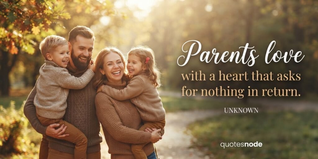 Parents Quotes About Unconditional Love
