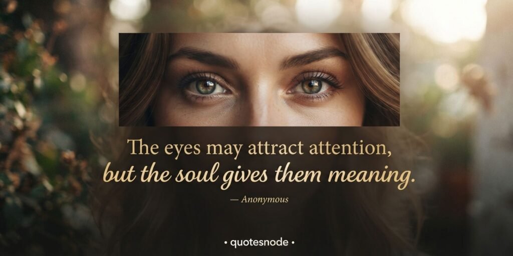 Quotes About Eyes and the Soul