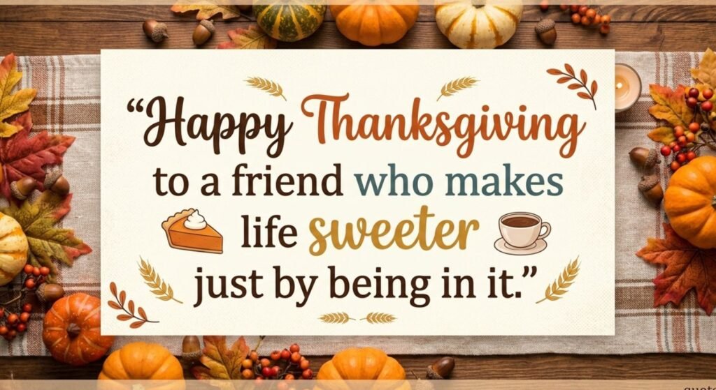 Thanksgiving Wishes for Friends